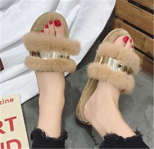 Fur Slides Designer Luxury Designer Womens Shoes Slippers for Girls with Gg Females Slipper Classic Style Outdoor Sandals New Arrival Hot