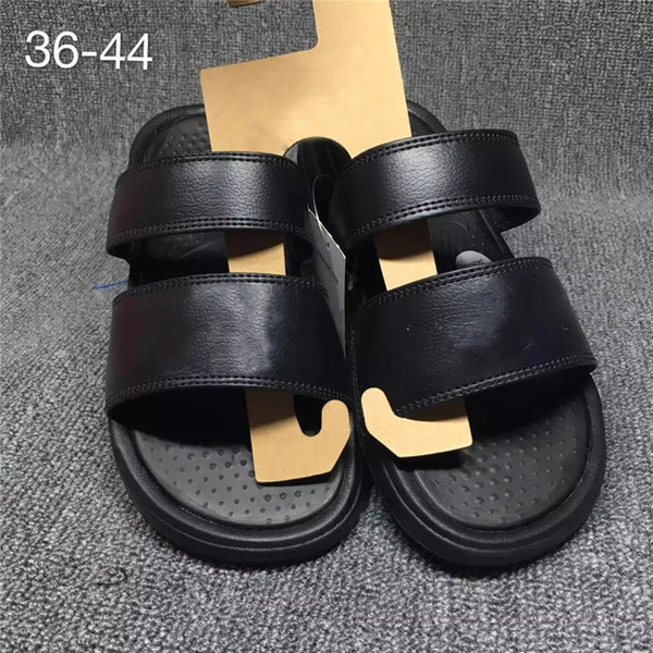 High Quality Brand Designer Men Summer Rubber Sandals Beach Slide Fashion Scuffs Slippers Indoor Shoes Size EUR 36-45