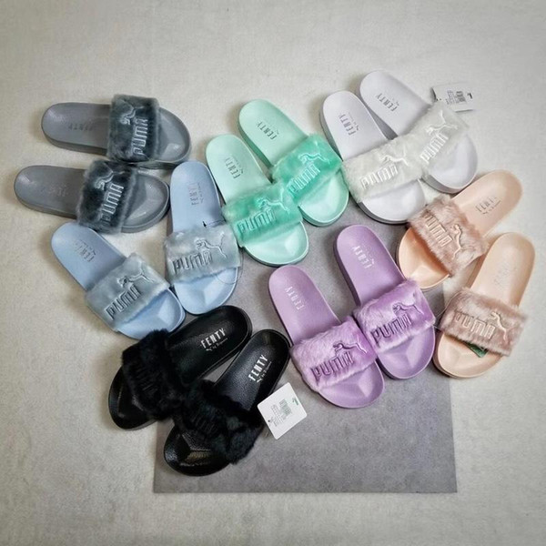 summer hotsale fashion fluffy slippers for girls excellent quality female style scuffs the same paragraph with stars size 35-40