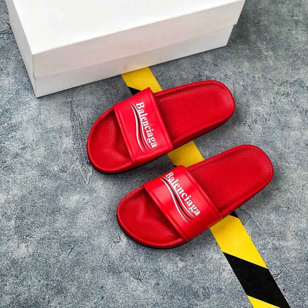 Men Women Sandals Designer Shoes Luxury Slide Summer Fashion Wide Flat Slipper Sandals Slipper Flip Flop size 36-45 with box