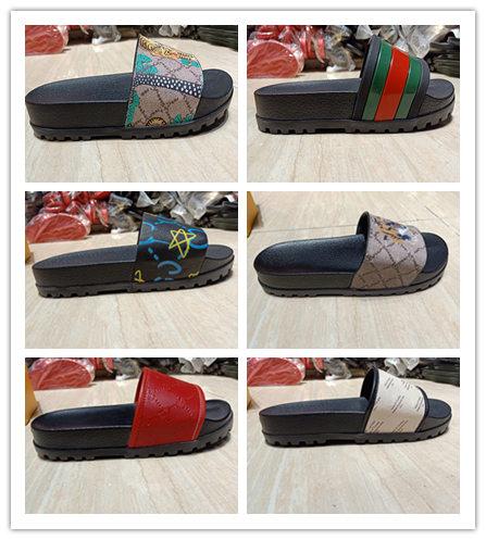 2019 Bengal tiger slip-on patterned rubber sandals with gear soles for casual fashion beach slippers bottom of the thick non-slip G slippers