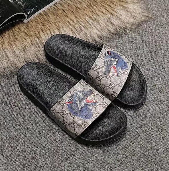 Men Women Sandals Designer Shoes Luxury Slide Summer Fashion Wide Flat Slippery With Thick Sandals Slipper Flip Flop 35-45