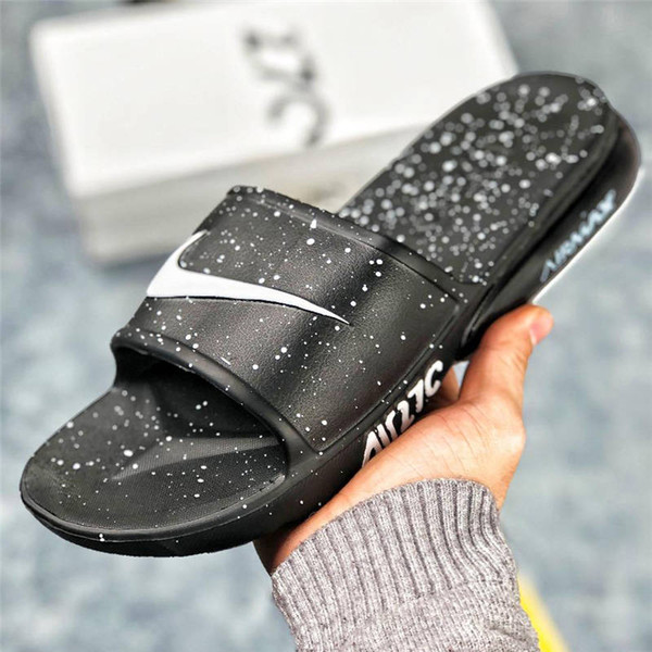 wholesale designer flip flops brand luxury slides top quality air cushion sandals designer slides summer beach slipper shoes size 40-45