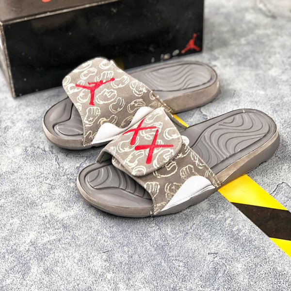 New Hydro 4 fashion slippers brand Jointly jumpman slippers high quality summer beach slides size 36-45