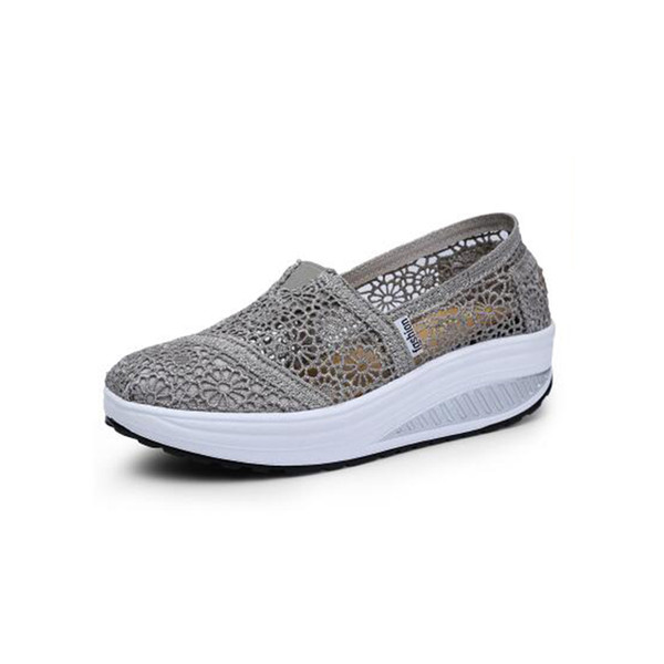 Hot Sale-men Massage Lace Real Summer shoes Sport for Women Toning Swing Wedges light Fitness