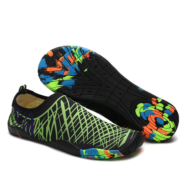 Hot Sale-athable Slip On Beach Shoes for Men Swimming Sneakers Lightweight Yoga Fitness Flats