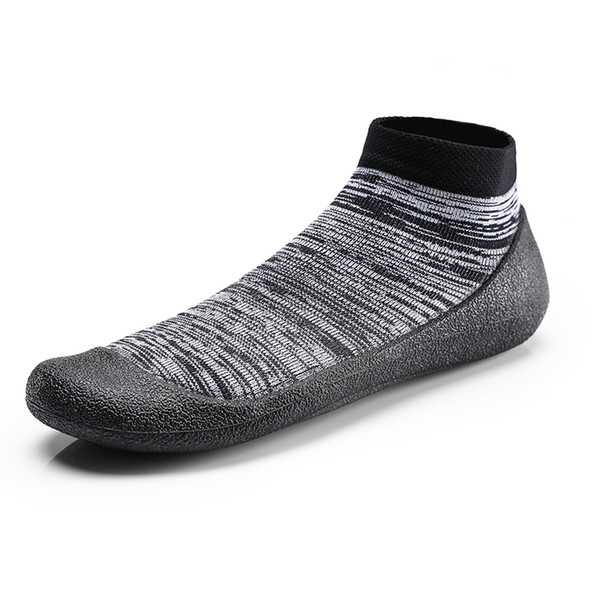 Fashion Women Men Summer Breathable Sock Shoes Unisex Slip-on Fitness Shoes For Walking Lovers Non-slip Sports Shoes Size 37-46