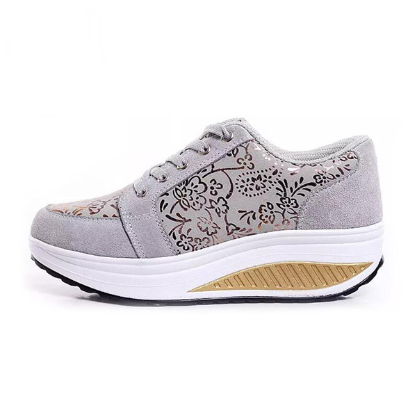 Toning Shoes Women's Sport for Women Swing Wedges platform canvas trainers tenis feminino Shoes