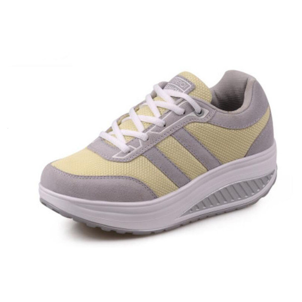 Fitness Shoes Women's Sport for Women Swing Wedges platform canvas trainers tenis feminino Toning Shoes