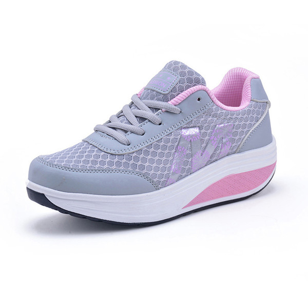 Fitness Shoes Women's Sport for Women Swing Wedges platform mujer canvas trainers tenis feminino Toning Shoes