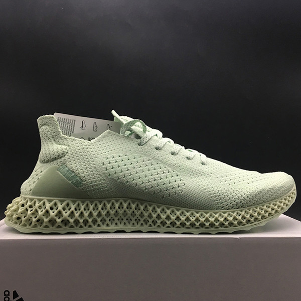 Daniel Arsham x Futurecraft Alphaedge 4D LTD Aero Ash Print Green BD7400 Kicks Men Running Sports Shoes Sneakers Trainers With Original Box