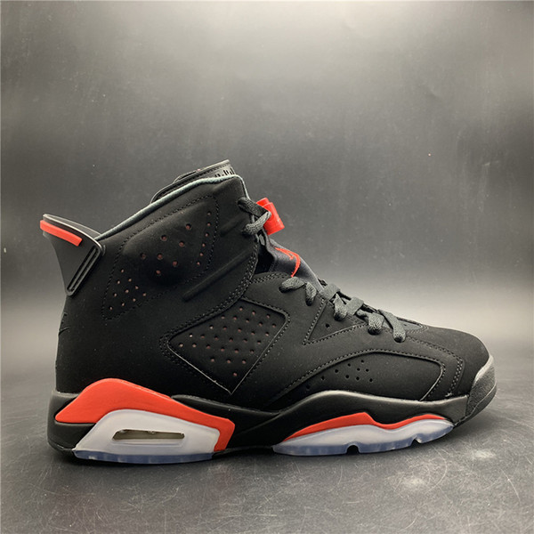 Hot Sale- 6 OG Black Infrared 384664-060 Red 6s VI Women Men Basketball Sports Shoes Sneakers Good Quality Trainers With Original Box