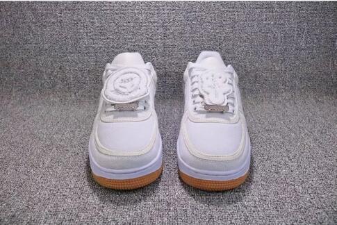 Classic Forced x low Travis white silver men Skateboard running Forcing 1 One shoes training sports with box size 7-11