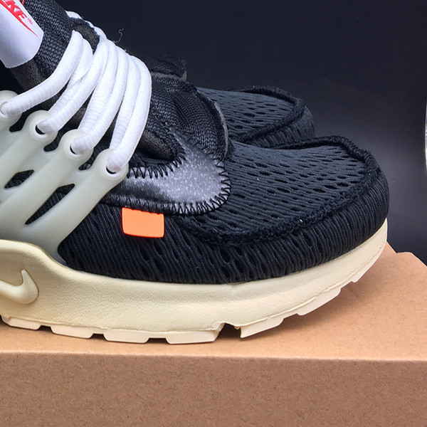 Off OW White x Men Air Women Presto 1.0 AA3830-001 Black White Women Basketball Sports Shoes Sneakers Best Quality With Original Box