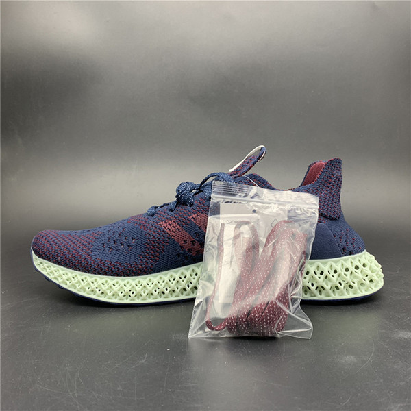 Futurecraft Alphaedge 4D LTD Aero Ash Print Blue B96533 Kicks Men Running Sports Shoes Sneakers Trainers With Original Box US6.5-11.5