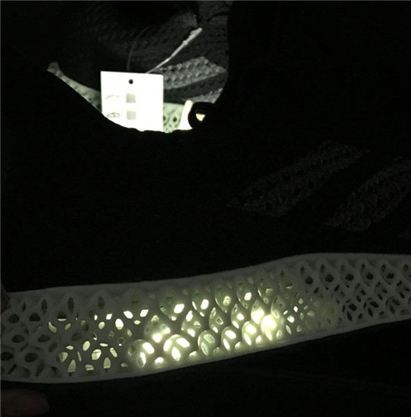 Futurecraft Alphaedge 4D LTD Aero Ash Print Black B75942 Men Running Sports Shoes Sneakers Trainers With Original Box US6.5-11.5