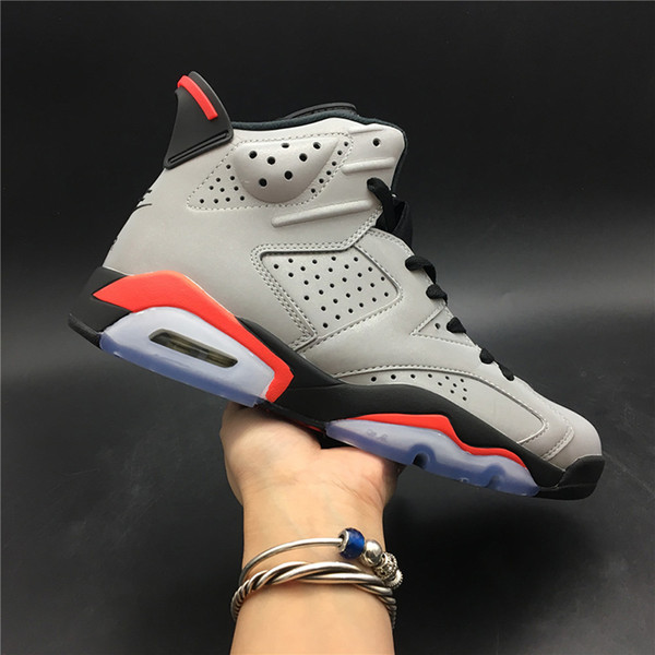 Air 6 SP Reflective Silver Infrared Black CI4072-001 Reflections Of A Champion 6s VI Men Basketball Sports Shoes Sneakers Top Quality