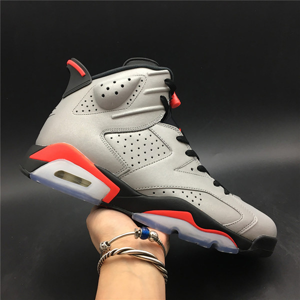 Air 6 SP Reflective Silver Infrared Black CI4072-001 Reflections Of A Champion 6s VI Men Basketball Sports Shoes Sneakers Best Quality