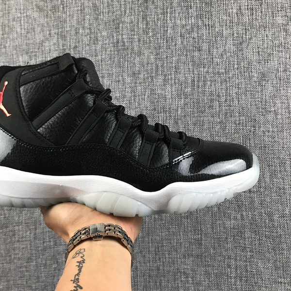 Air 11 High 72-10 378037-002 11s XI Black White Women Men Basketball Sports Shoes Sneakers Good Quality Trainers With Original Box