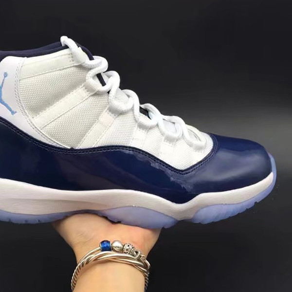 Air 11 Win Like 82 Midnight Navy 378037-123 11s XI Blue Women Men Basketball Sports Shoes Sneakers Good Quality Trainers With Original Box