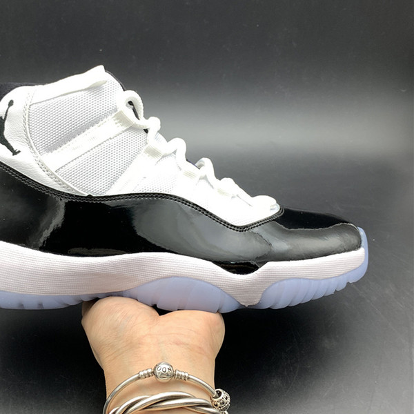 Air 11 OG Concord 378037-100 11s XI White Black Women Men Basketball Sports Shoes Sneakers Good Quality Trainers With Original Box