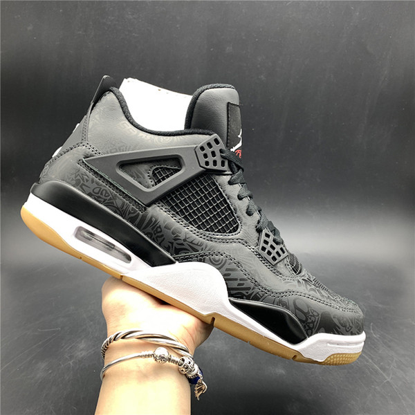 Air 4 SE Black Laser CI1184-001 4s IV Kicks Men Basketball Sports Shoes Sneakers Top Quality Trainers With Original Box