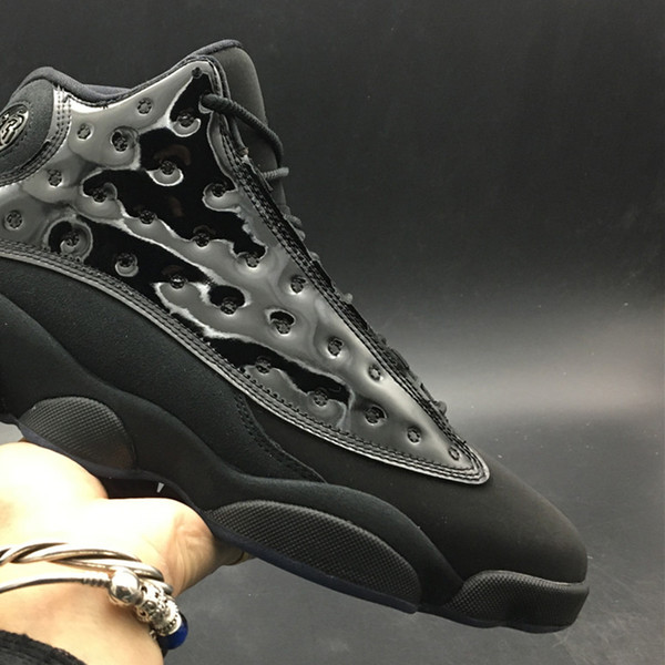 Air 13 Cap and Gown Prom Night Blackout 414571-012 Black 13s XIII Men Basketball Sports Shoes Sneakers Best Quality With Original Box