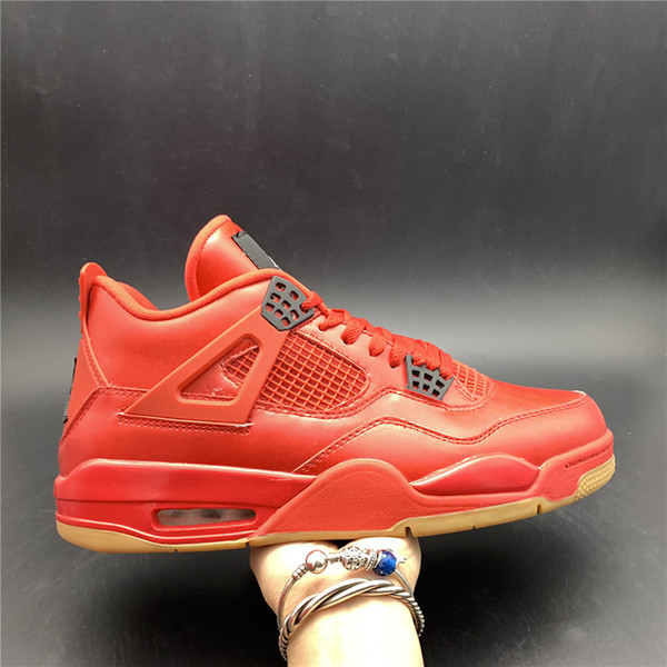 Air 4 NRG Singles Day AV3914-600 4s IV Red Kicks Women Men Basketball Sports Shoes Sneakers Good Quality Trainers With Original Box