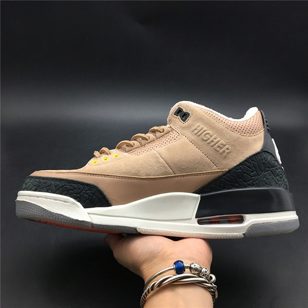 Justin Timberlake's Air 3 Bio Beige AV6683-200 3s III Brown Men Basketball Sports Shoes Sneakers Good Quality Trainers With Original Box