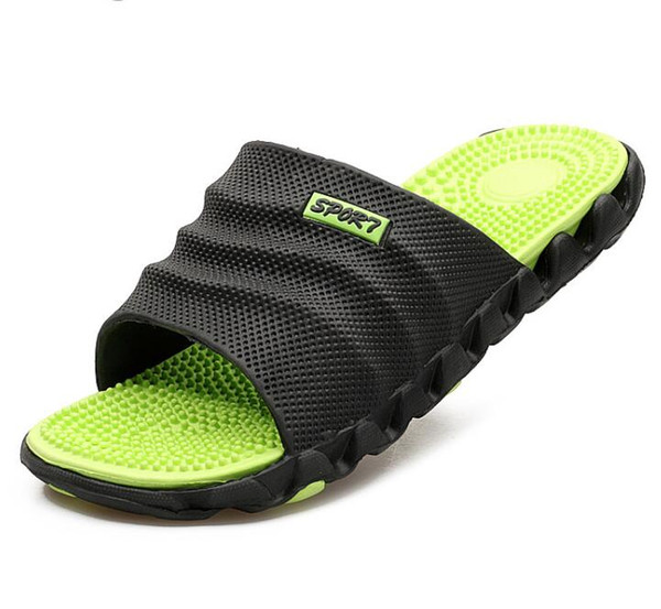 New Summer Cool Water Flip Flops Men High quality Soft Massage Beach Slippers Fashion Man Casual Shoes