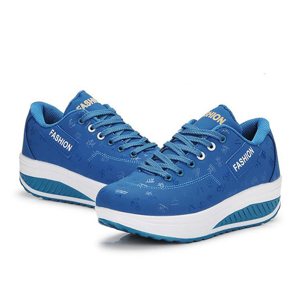 Fitness Shoes Women's Sport for Women Swing Wedges platform zapatos mujer canvas trainers tenis feminino Toning Shoes