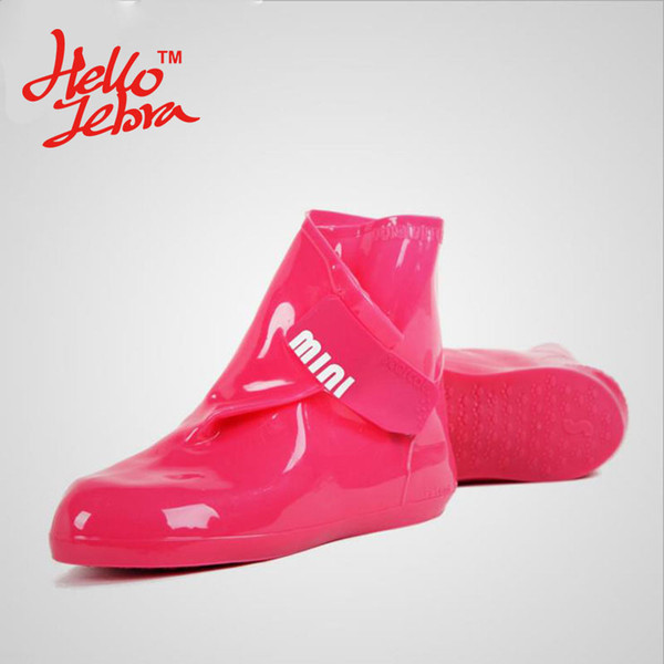 Hell
8000
ozebra New Women Rain Shoes Covers Solid Rain Boots Waterproof Candy Color Casual Antifouling Platform 2016 Design Fashion Light Lovely