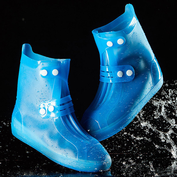 Transparent Rain Boots High Quality Men Women Waterproof Shoescover four Seasons Available Fashion Rain Shoes Wholesale Outdoor Travel Beach