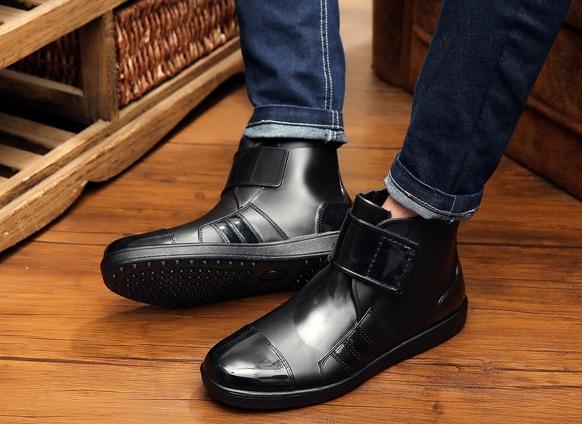 Hot Sale-88966European and American fashion water boots in the tank rain boots anti-skid wear-resistant waterproof women's water shoes