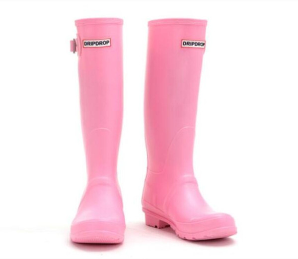 Woman Rain Boots 2020 Spring Autumn Waterproof Ankle Boot For Women Shoes Low Heel Rain Boots Non-Slip Ladies Shoes Plus Size 39