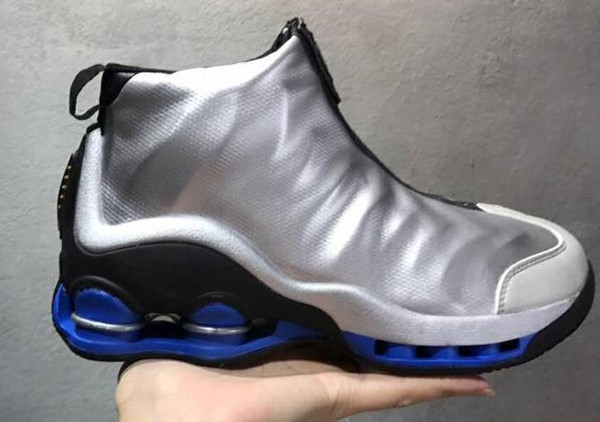 New Boots Shox VC 1 OG Men basketball shoes running sneakers Vince Carter 1 Silver high quality ALL STAR 2002 youths sneakers 04