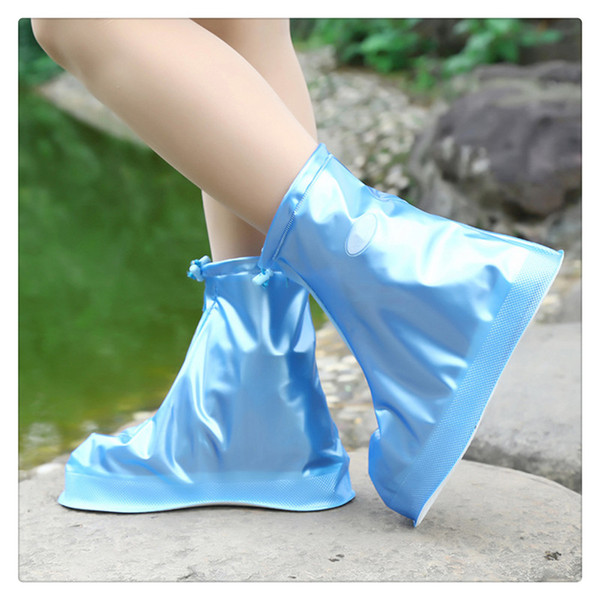 Waterproof Shoes Cover Reusable Rain Snow Boots Wear-resistant Slip-Resistant Overshoes Covers for Men And Women Safety Light-Weight Shoes