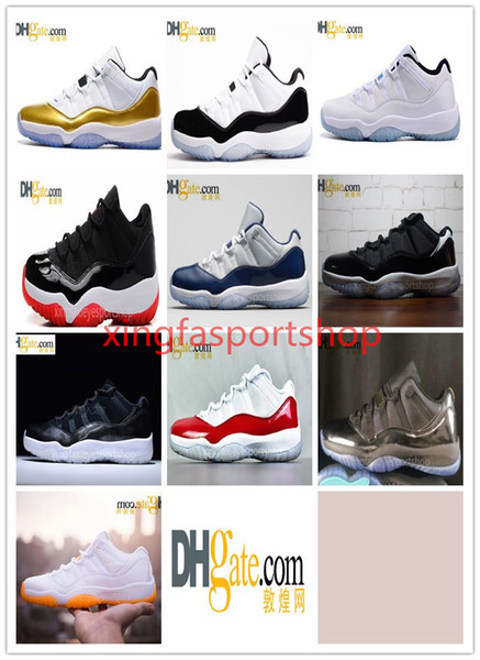 Allstar Mens 11s Basketball Shoes New Concord 45 Platinum Tint Space Jam Gym Red Win XI Designer Sneakers Men Sport Shoes