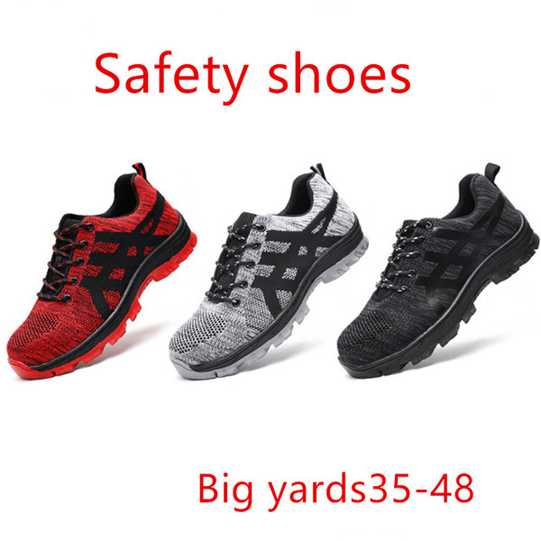 Safety shoes new 2020 breathable safety work shoes for men non-slip safety shoes for men with steel head and toe guard