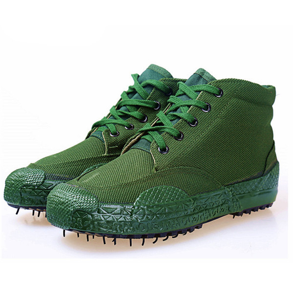 Hot Sale-new men canvas army bot camouflage boots tactical boots combat high marine anti-skid breathable rubber bots jungle Military boots