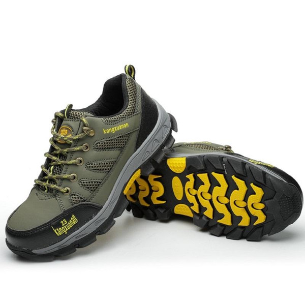 Men Steel Toe Safety Work Shoes Breathable Hiking Sneaker Multifunction Protection Footwear