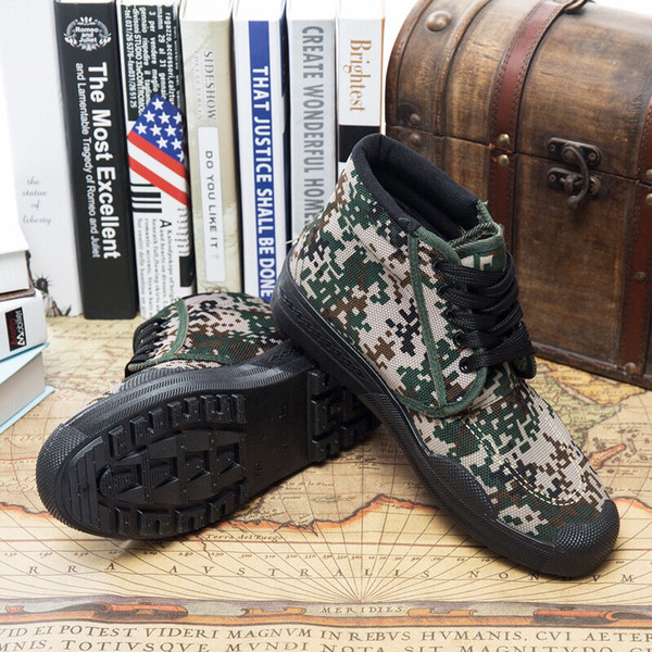 Digital camouflage High Brands for training shoes students military training Mountaineering shoes