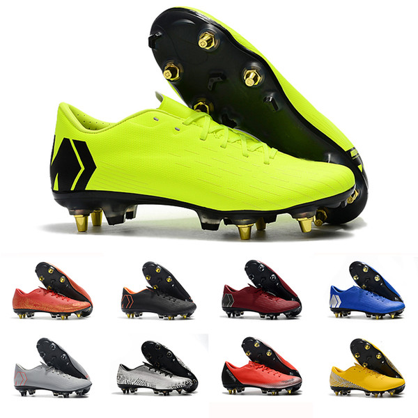 Men shoes Copa Mundial Leather CR Soccer Shoe Discount 7 Soccer Cleats World Cup Football Size 39-45 Black White Orange botines futbol