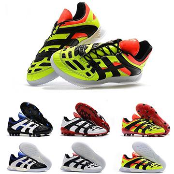 Predator Football Boots Accelerator Soccer Shoes Electricity FG DB David Beckham Becomes 1998 98 Mens Cleats Designer Men Sneakers