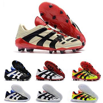 Predator Football Boots Mens Dream Back 98 Predator Accelerator Champagne FG/IC Soccer Shoes Men Trainers Cleats Sneakers