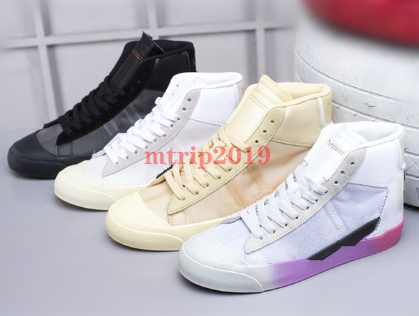 New Designer Mens White Mid Sneakers 2.0 Spooky Grim Reepers All Hallows Eve Running Shoes Women Casual Off Trainer Skateboard Shoe