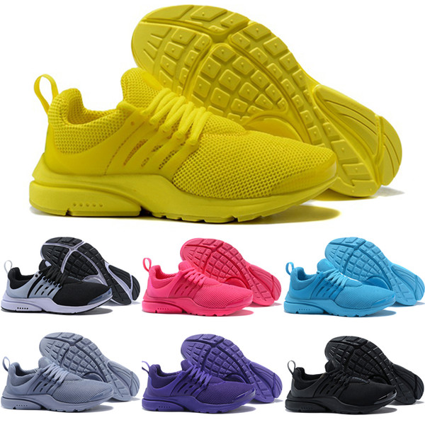 2018 TOP PRESTO 5 BR QS Breathe Black White Yellow Red Mens Shoes Sneakers Women Running Shoes Hot Men Sports Shoe Walking designer shoes