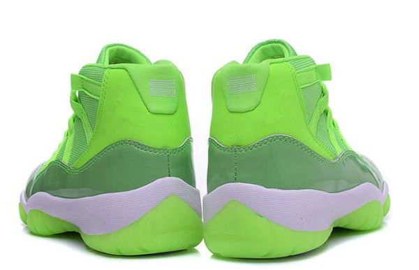 New 11 Light Green White GS Women Basketball Shoes XI AAAA High Quality Size USA 5.5 8.5 Wholesale Big Discount