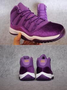 New 11 XI Purple Velvet Men Womens Basketball Shoes 11S AA High Quality Size 5.5 13 Wholesale Sneakers Free Shipping