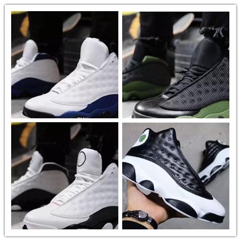 New 13 XII Men Basketball Shoes Man 2018 High Quality Sneakers Black Green White Blue Grey He Got Game Sport Shoes